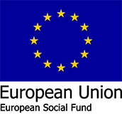 Euroopan sosiaalirahasto -logo EN